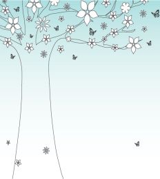 1365 Butterflies And A Tree
